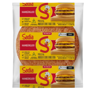 Hambúrguer Sadia Misto Frango E Carne Bovina 56G