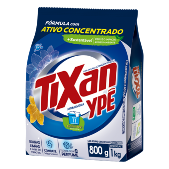 Lava Roupa Em Pó Tixan Ypê primavera  Sache 800G