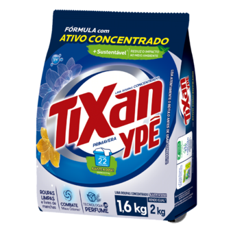 Lava roupa em pó Tixan ypê sache primavera 1.6kg 