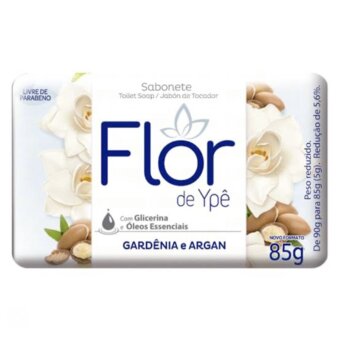 Sabonete Flor Ype Suave Gardenia/Argan 85g 