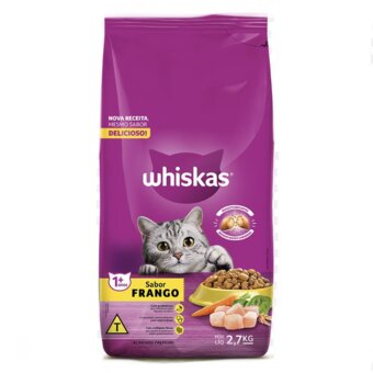Racao Gato Whiskas Adulto Frango 2.7KG