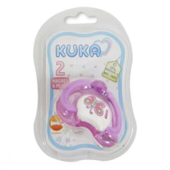 Chupeta Kuka Plus Orto Sil N.2 Rosa