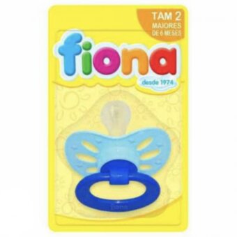 Chupeta Fiona Classica Air Ortodontica Sil Azul Tam 2