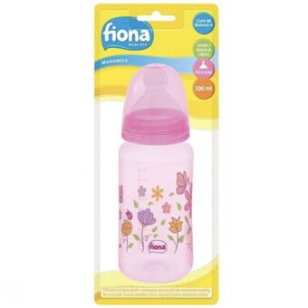 Mamadeira Fiona Ortodontica Sil Rosa 300ML