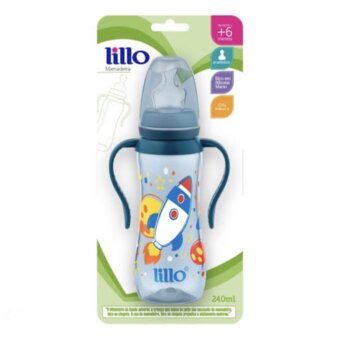 Mamadeira Lillo Sonho Ortodontica Sil Azul 240ML