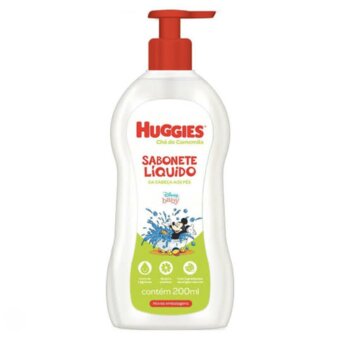 Sabonete Liquido Huggies Disney Camomila/Aloe Vera 200ML 