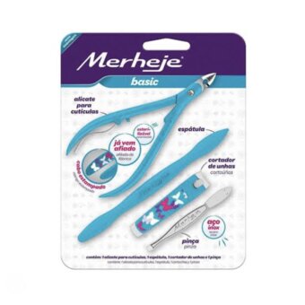 Alicate Cuticula Merheje Com Espatula