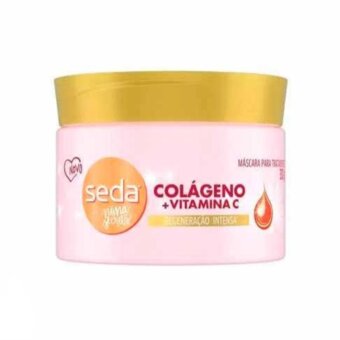 Creme Mascara Tratamento Seda Colageno Vitamina C 300G