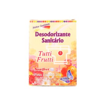 Desodorizador Sanitário Sanifect Tutti Frutti Embalagem 35G