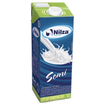 Leite Nilza Uht Semidesnatado 1L 