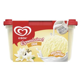 Sorvete Kibon Cremosíssimo Creme 1,5L