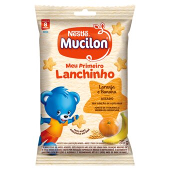 Biscoito Mucilon Snack Laranja & Banana 35G 