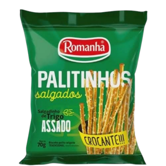 Biscoito Palito Salgado Romanha Tradicional 70G