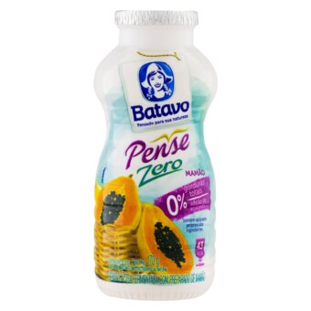 Bebida Láctea Batavo Pense Zero Mamão 170G
