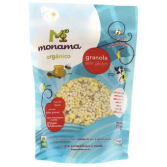 Granola Flocos e Mel Organica Monama 200G 
