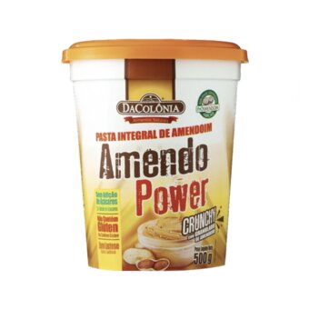 Pasta Amendoim Integral Crunchy Dacolonia Sem Gluten 500G 