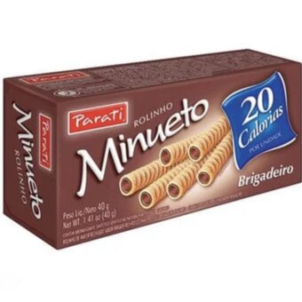 Rolinho Parati Wafer Brigadeiro Minueto 40G