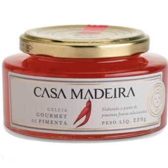 Geleia Pimenta Casa Madeira 220G 
