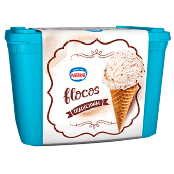 Sorvete Nestlé Flocos 1,5L