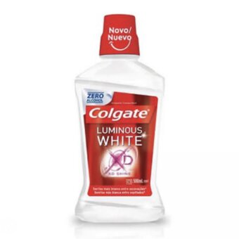 Enxaguante Bucal Colgate Plax Luminous White 500ML 