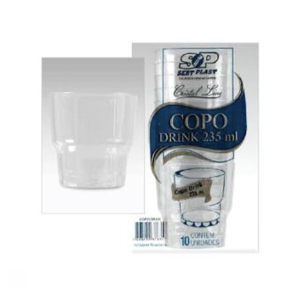 Copo Descartavel Sert Plast Drink 235ML