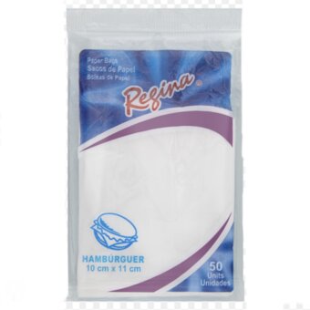 Saco Papel Regina Hambúrguer Branco 50UN