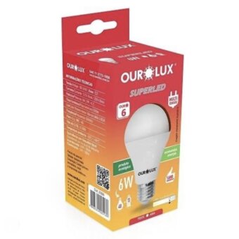 Lâmpada Superled Ourolux 6W Bivolt