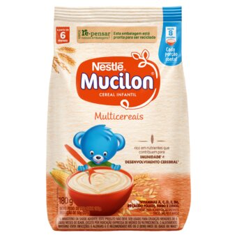 Cereal Infantil Mucilon Sache 180G Multicereais