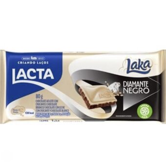 Chocolate Lacta Laka Diamante Negro 80g