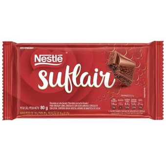 Chocolate Nestle Suflair Ao Leite 80G 