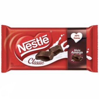 Chocolate Nestle Classic Meio Amargo 80G 