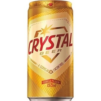 Cerveja Crystal Beer Lata 269Ml