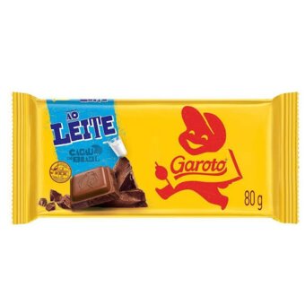 Chocolate Garoto Ao Leite 80G 