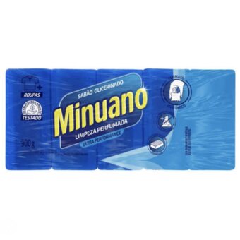 Sabao Barra Minuano Limpeza Perfumada 5UN 180G