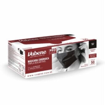 Mascara Descartavel Vabene Preta 50UN