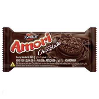 Biscoito Recheado Richester Chocolate  35.6G 