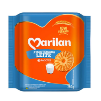 Biscoito Amanteigado Marilan Leite 280G 