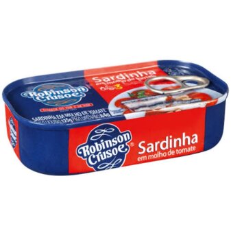Sardinha Ao Molho De Tomate Robinson Crusoe 125G 