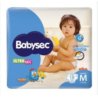 Fralda Descartável Babysec Ultra Jumbinho 18UN M