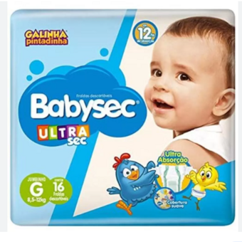 Fralda Descartável Babysec Ultra Jumbinho 16UN G
