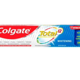 Creme Dental Colgate Total 12 Whitening 180G 
