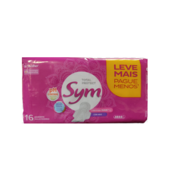 Absorvente Sym Total Protect Com Abas L16P14 