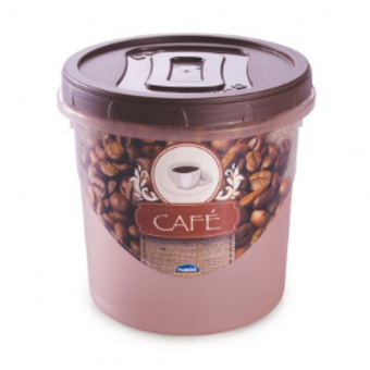 Pote Plasutil Decor Rosca Café 1.8L 