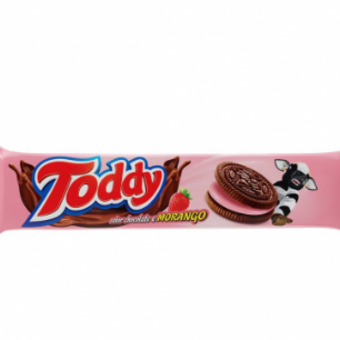 Biscoito Recheado Toddy Morango 100G 