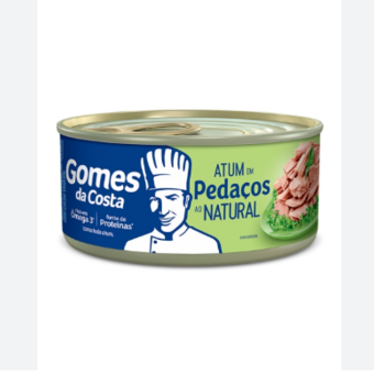 Atum Em Pedaços Gomes Costa Natural Caldo Vegetal 170G
