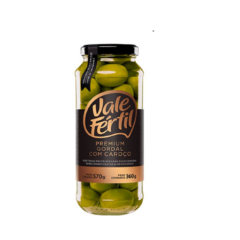 Azeitona Verde Vale Fértil Premium Vidro 360G  