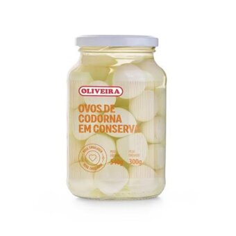 Ovos Codorna Oliveira 300G 