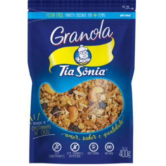 Granola Tia Sonia Castanha Caju 400G  