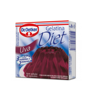 Gelatina Oetker Diet Uva 12G  