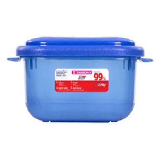 Porta Ração Plastico Sanremo Azul 2.350Ml  